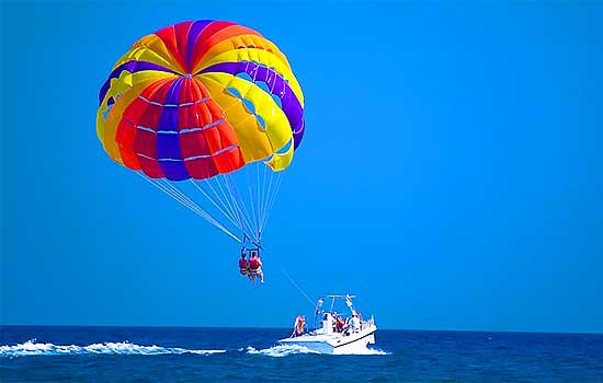 Parasailing & West Bay Beach Experience